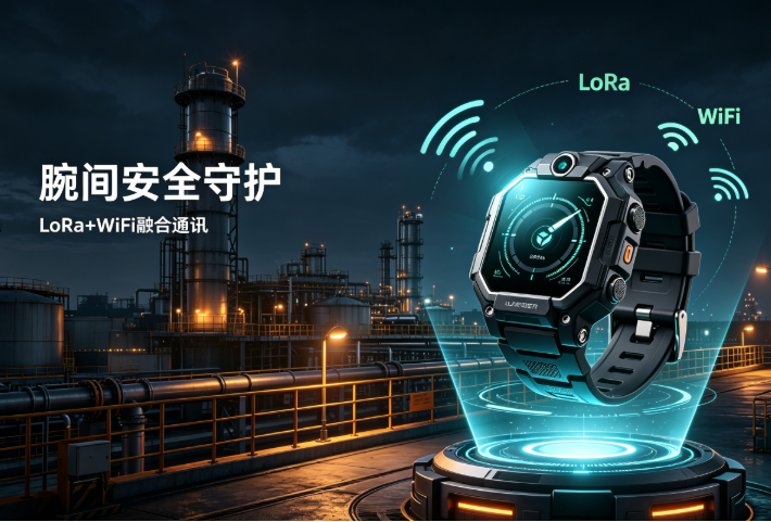 能源化工生命体征检测定位手表：LoRa+WiFi融合通讯，守护化工人员安全